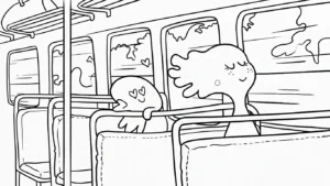 coloriage Lamput à imprimer pour enfant de 8 ans