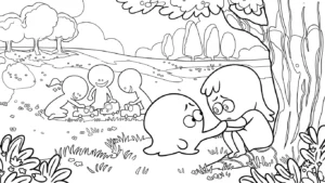 coloriage Lamput gratuit en ligne