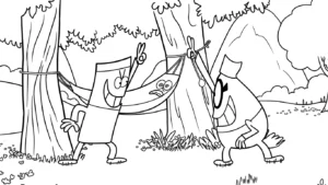 coloriage Lamput pour enfant de 4 ans