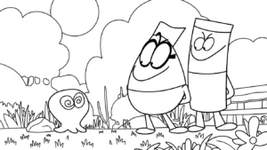 coloriage Lamput pour enfant de 10 ans