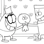 coloriage Lamput pour bebe a imprimer