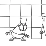 coloriage Lamput à imprimer pour enfant de 6 ans