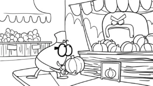 coloriage Lamput à imprimer pour enfant de 10 ans