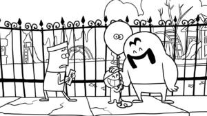 coloriage Lamput pour enfants a imprimer