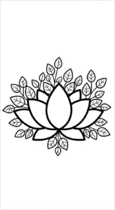 coloriage Mandala Lotus à imprimer pdf gratuit