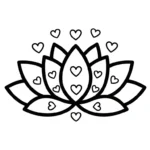 coloriage Mandala Lotus a dessiner en ligne