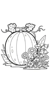 imprimer coloriage Melon Yubari gratuit