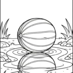 coloriage Melon Yubari pour primaire