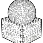 coloriage Melon Yubari pour enfant de 8 ans