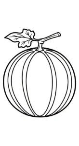 imprimer coloriage Melon Yubari gratuit