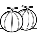 coloriage Melon Yubari et apprentissage