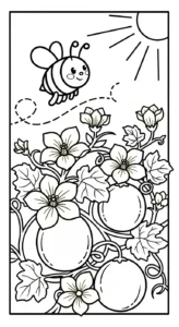 coloriage Melon Yubari à imprimer pour enfant de 9 ans