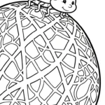 coloriage Melon Yubari pour enfant de 7 ans