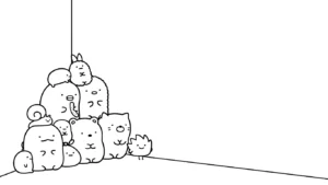 coloriage Sumikko Gurashi de pour enfants