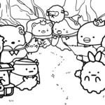 coloriage Sumikko Gurashi a dessiner et imprimer