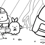 coloriage Sumikko Gurashi pour enfants
