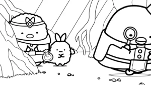 coloriage Sumikko Gurashi pour enfants