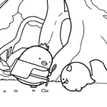 coloriage Sumikko Gurashi pour enfant de 5 ans