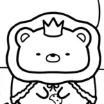coloriage Sumikko Gurashi à imprimer pour enfant de 8 ans