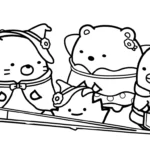 coloriage Sumikko Gurashi pour primaire