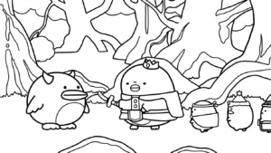 coloriage Sumikko Gurashi pour enfant