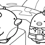 coloriage Sumikko Gurashi pour enfant de à imprimer