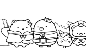 coloriage Sumikko Gurashi a dessiner et imprimer