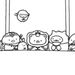 coloriage Sumikko Gurashi gratuit pour enfants