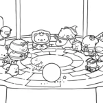 coloriage Sumikko Gurashi à imprimer pour enfant de 12 ans