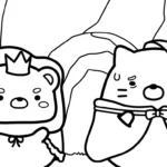 coloriage Sumikko Gurashi à imprimer gratuitement pdf