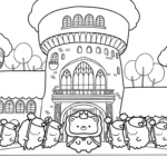 coloriage Sumikko Gurashi et dessin a imprimer