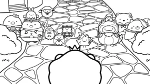 coloriage Sumikko Gurashi pour enfants
