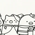 coloriage Sumikko Gurashi pour enfant de à imprimer