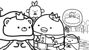 coloriage Sumikko Gurashi pour enfants a imprimer