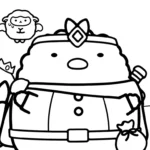 coloriage Sumikko Gurashi a imprimer gratuit