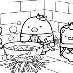 coloriage Sumikko Gurashi à imprimer pour enfant de 12 ans