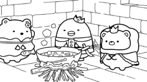 coloriage Sumikko Gurashi à imprimer pour enfant de 12 ans