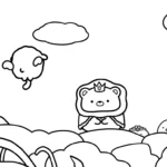 coloriage Sumikko Gurashi gratuit pour enfants