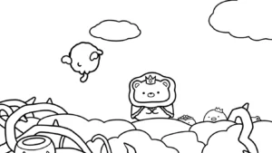 coloriage Sumikko Gurashi gratuit pour enfants