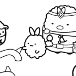 coloriage Sumikko Gurashi pour enfant