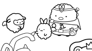 coloriage Sumikko Gurashi pour enfant