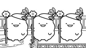 coloriage Sumikko Gurashi à imprimer a4