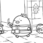 coloriage Sumikko Gurashi gratuit à imprimer