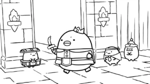 coloriage Sumikko Gurashi gratuit à imprimer