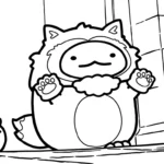 coloriage Sumikko Gurashi à imprimer pour enfant de 12 ans