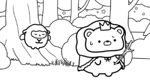 coloriage Sumikko Gurashi pour enfants à imprimer
