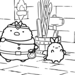 image de coloriage Sumikko Gurashi pour enfant