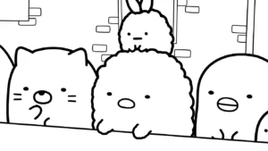coloriage Sumikko Gurashi a imprimer gratuit