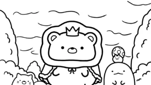 coloriage Sumikko Gurashi pour enfant de 10 ans