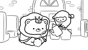 coloriage Sumikko Gurashi gratuit